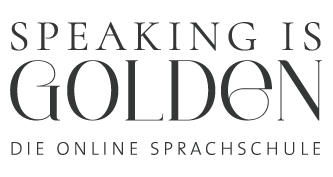 Logo Speaking is Golden Sprachschule